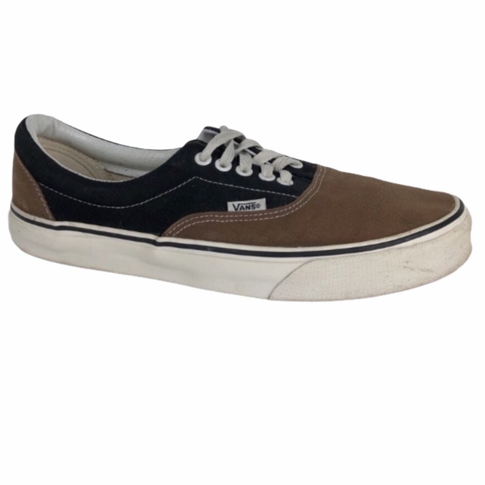 VANS men’s brown & black lace up sneakers